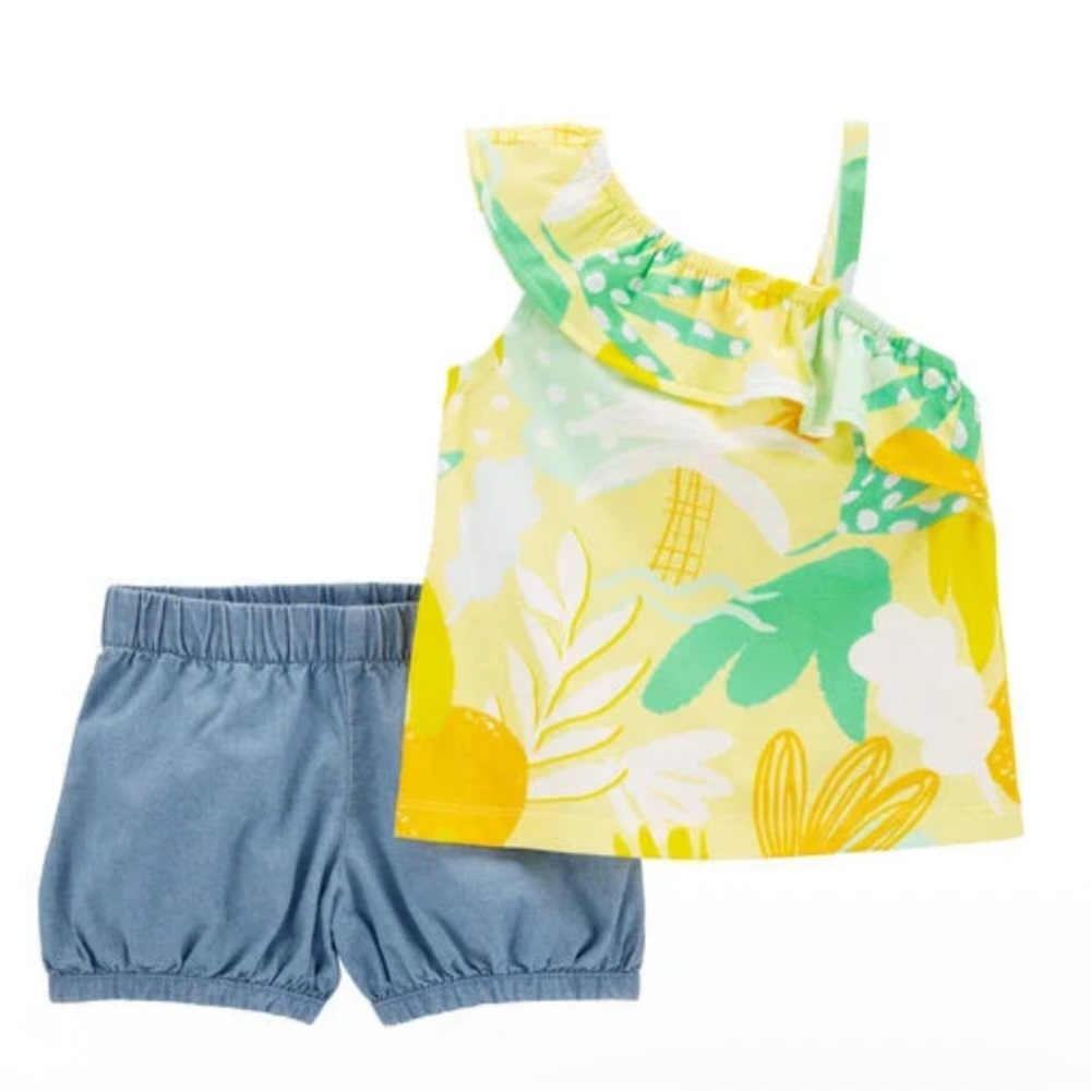 Carter's Yellow and Blue Kids Matching Set